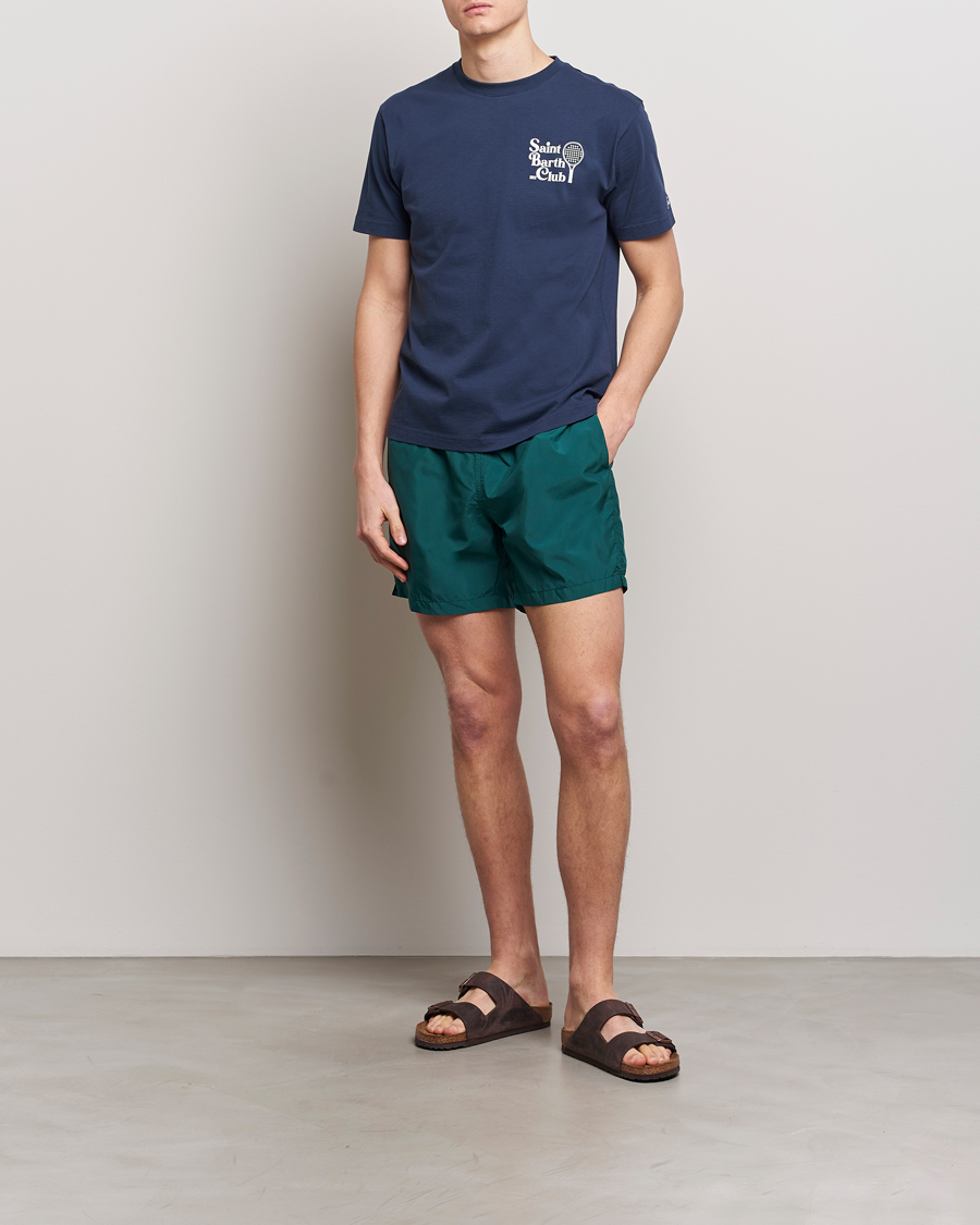Herr | T-Shirts | MC2 Saint Barth | Printed Cotton T-Shirt STB Padel Club