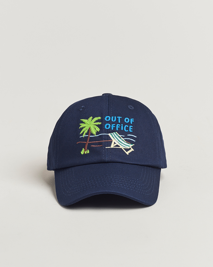 Herr | MC2 Saint Barth Embroidered Baseball Cap Out Of Office | MC2 Saint Barth | Embroidered Baseball Cap Out Of Office