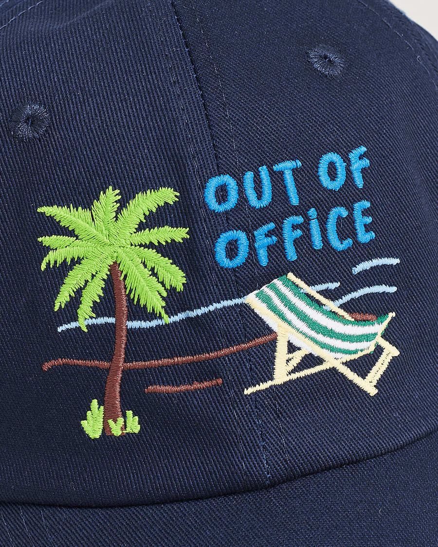 Herr | MC2 Saint Barth Embroidered Baseball Cap Out Of Office | MC2 Saint Barth | Embroidered Baseball Cap Out Of Office