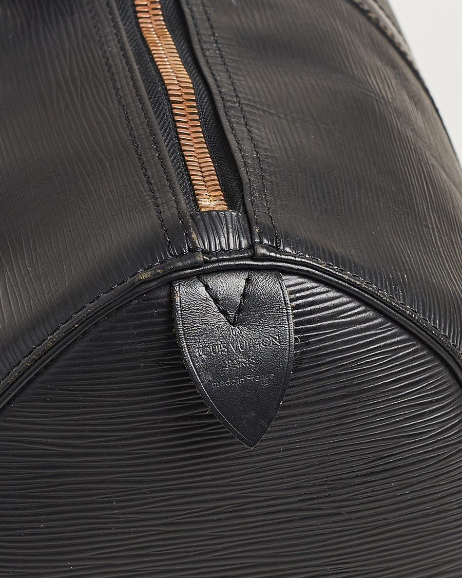 Herr | Louis Vuitton Pre-Owned Keepall 45 EPI Leather Bag Black | Louis Vuitton Pre-Owned | Keepall 45 EPI Leather Bag Black