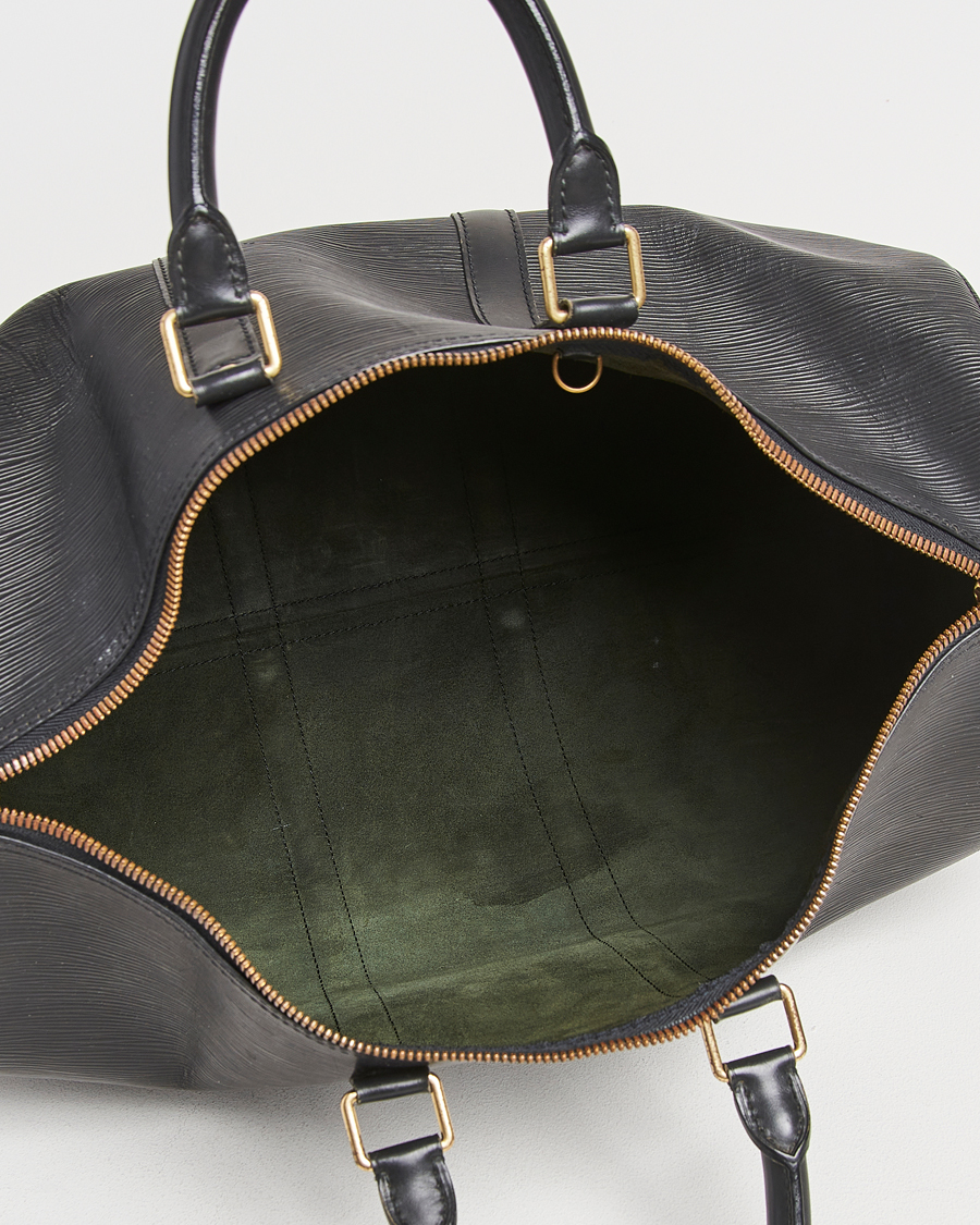 Herr | Louis Vuitton Pre-Owned Keepall 45 EPI Leather Bag Black | Louis Vuitton Pre-Owned | Keepall 45 EPI Leather Bag Black