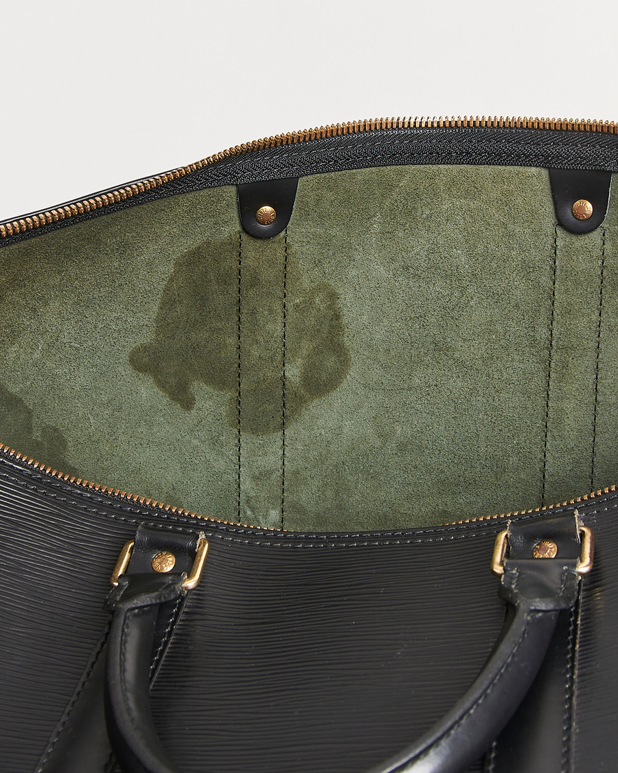 Herr | Louis Vuitton Pre-Owned Keepall 50 EPI Leather Bag Black | Louis Vuitton Pre-Owned | Keepall 50 EPI Leather Bag Black