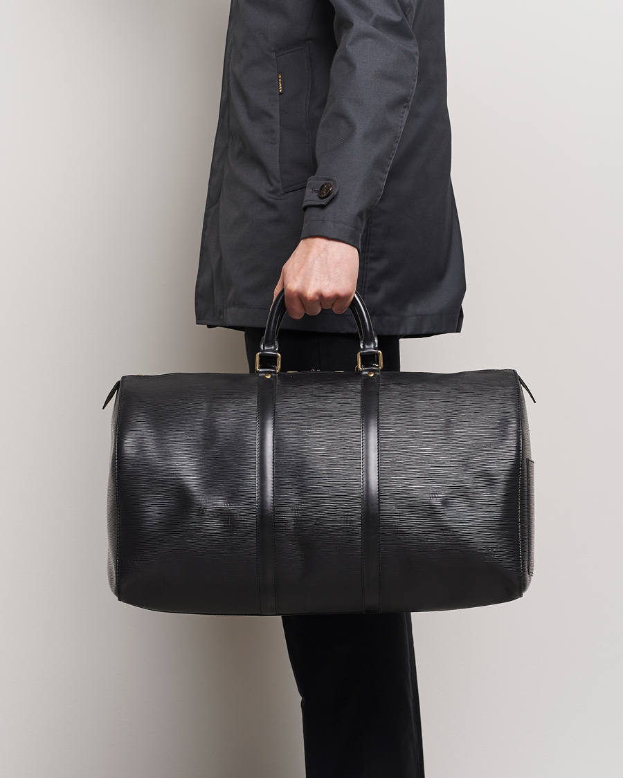 Herr | Accessoarer | Louis Vuitton Pre-Owned | Keepall 50 EPI Leather Bag Black