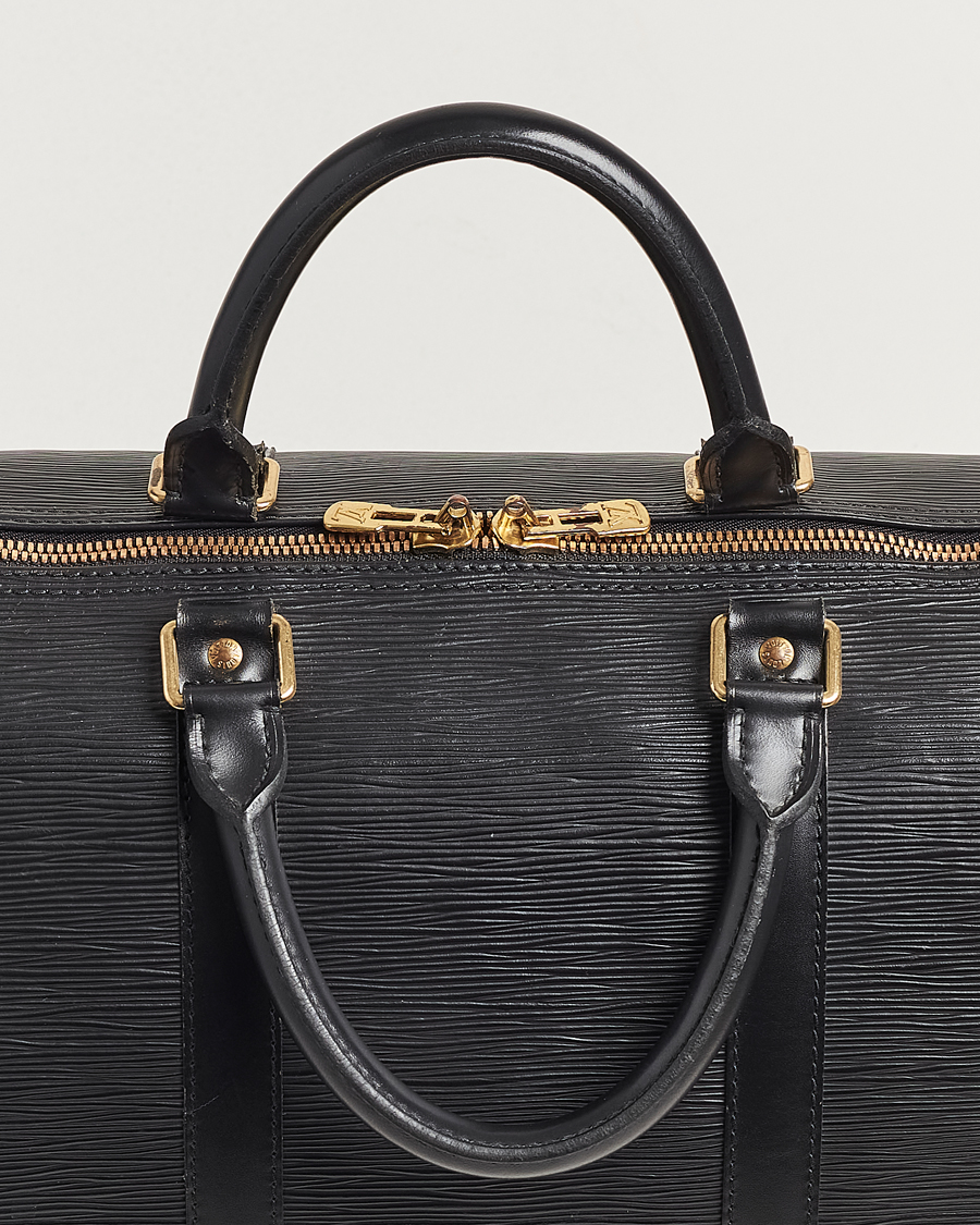 Herr | Louis Vuitton Pre-Owned Keepall 50 EPI Leather Bag Black | Louis Vuitton Pre-Owned | Keepall 50 EPI Leather Bag Black