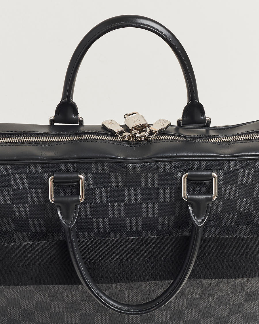 Herr | Louis Vuitton Pre-Owned Porte Document Business Damier Graphite | Louis Vuitton Pre-Owned | Porte Document Business Damier Graphite