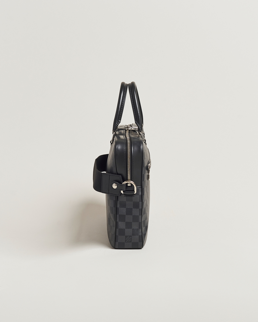 Herr | Louis Vuitton Pre-Owned Porte Document Business Damier Graphite | Louis Vuitton Pre-Owned | Porte Document Business Damier Graphite