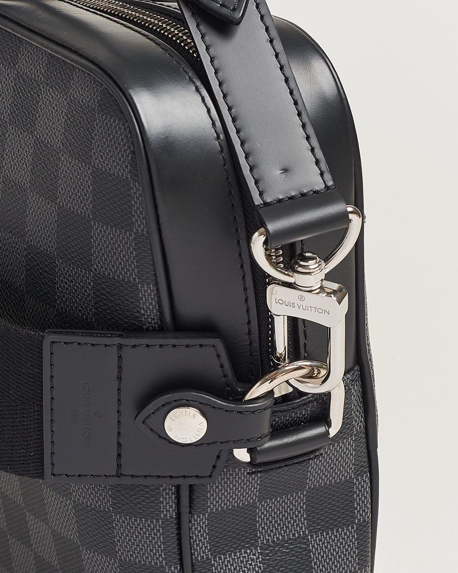 Herr | Louis Vuitton Pre-Owned Porte Document Business Damier Graphite | Louis Vuitton Pre-Owned | Porte Document Business Damier Graphite