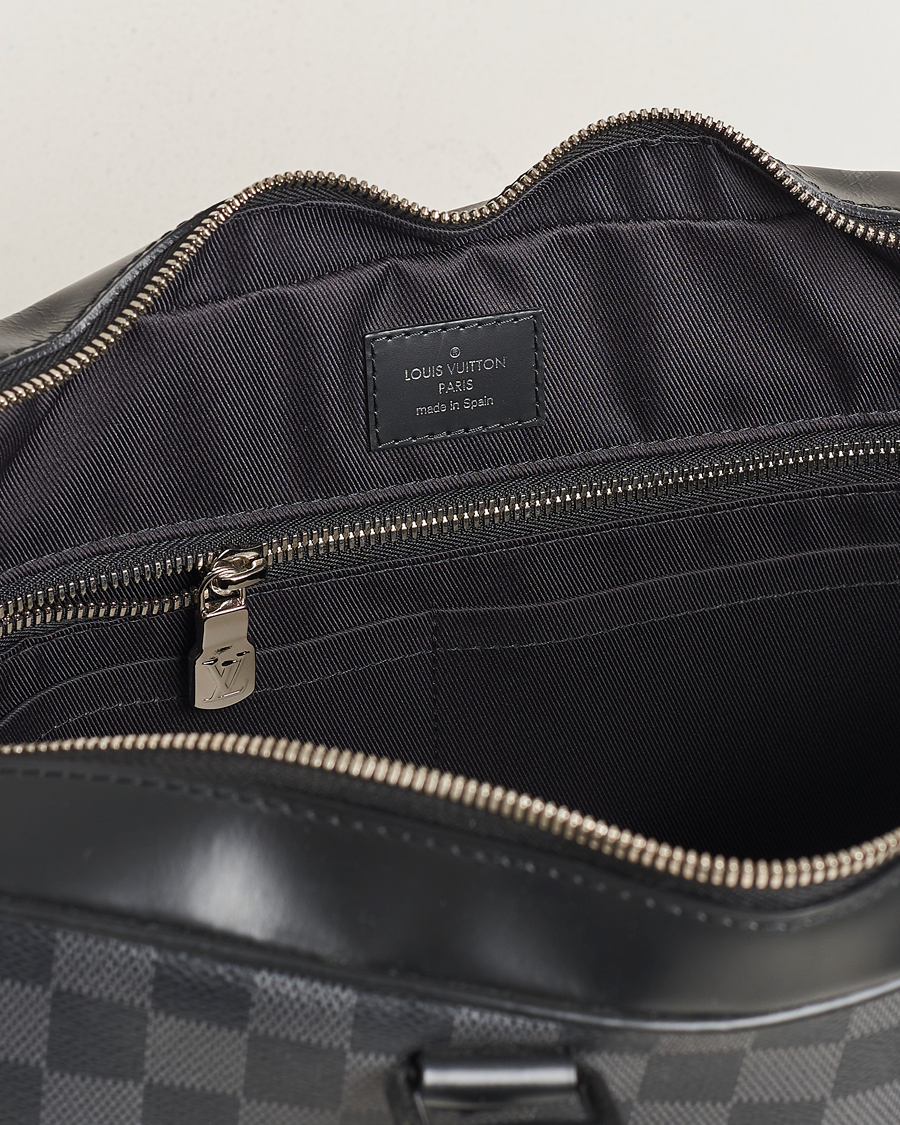 Herr | Louis Vuitton Pre-Owned Porte Document Business Damier Graphite | Louis Vuitton Pre-Owned | Porte Document Business Damier Graphite