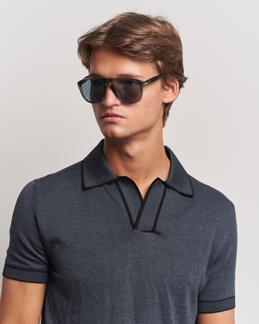 Herr | Persol 0PO0649 Sunglasses Transparent Grey | Persol | 0PO0649 Sunglasses Transparent Grey