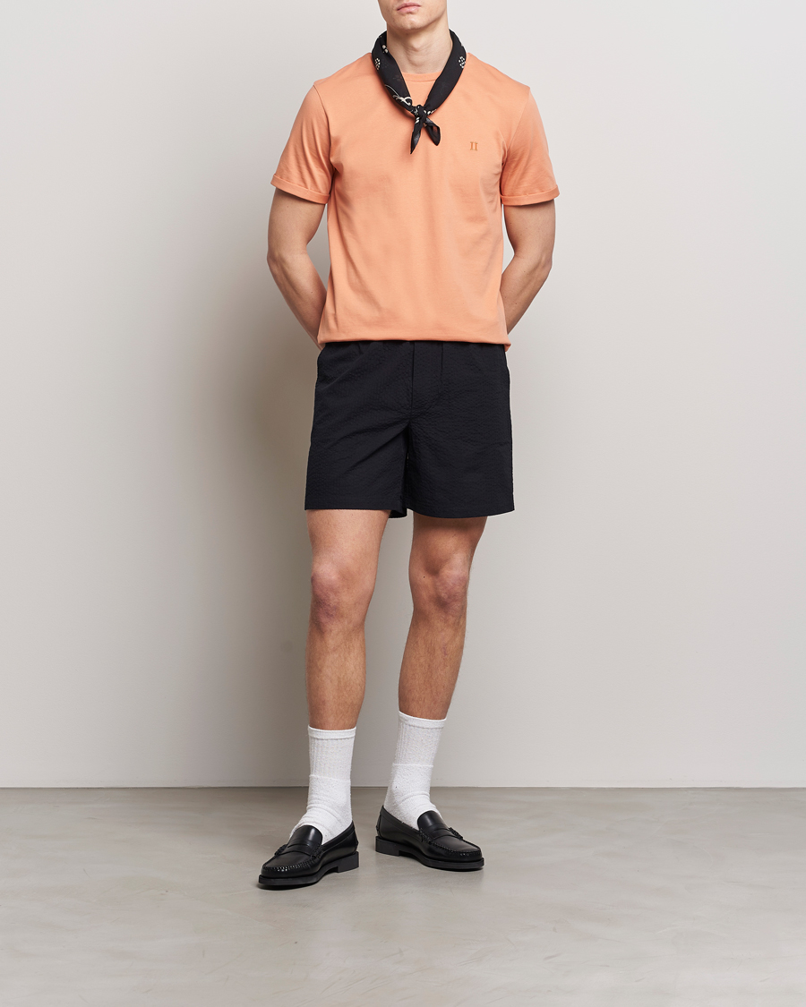 Herr | T-Shirts | LES DEUX | Nørregaard Cotton T-Shirt Baked Papaya Orange