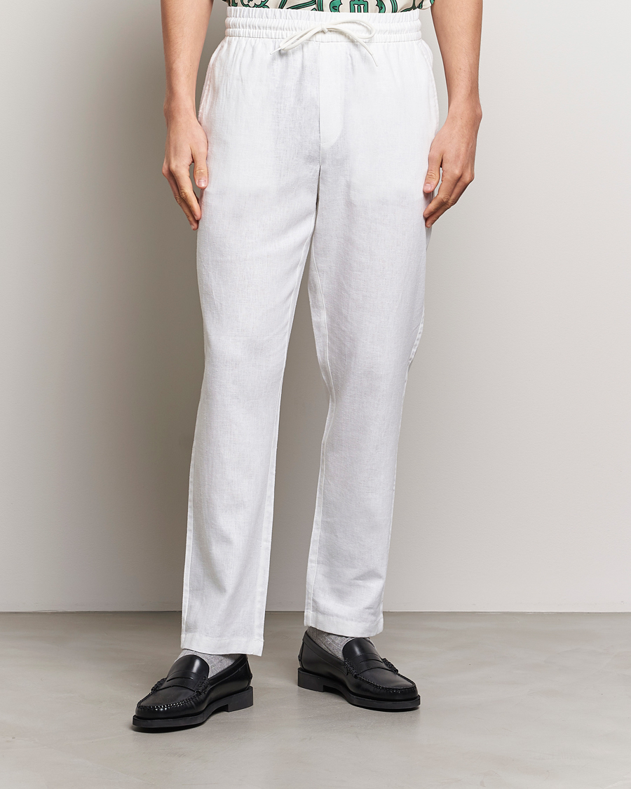 Herr | Linnebyxor | LES DEUX | Patrick Linen Pants White