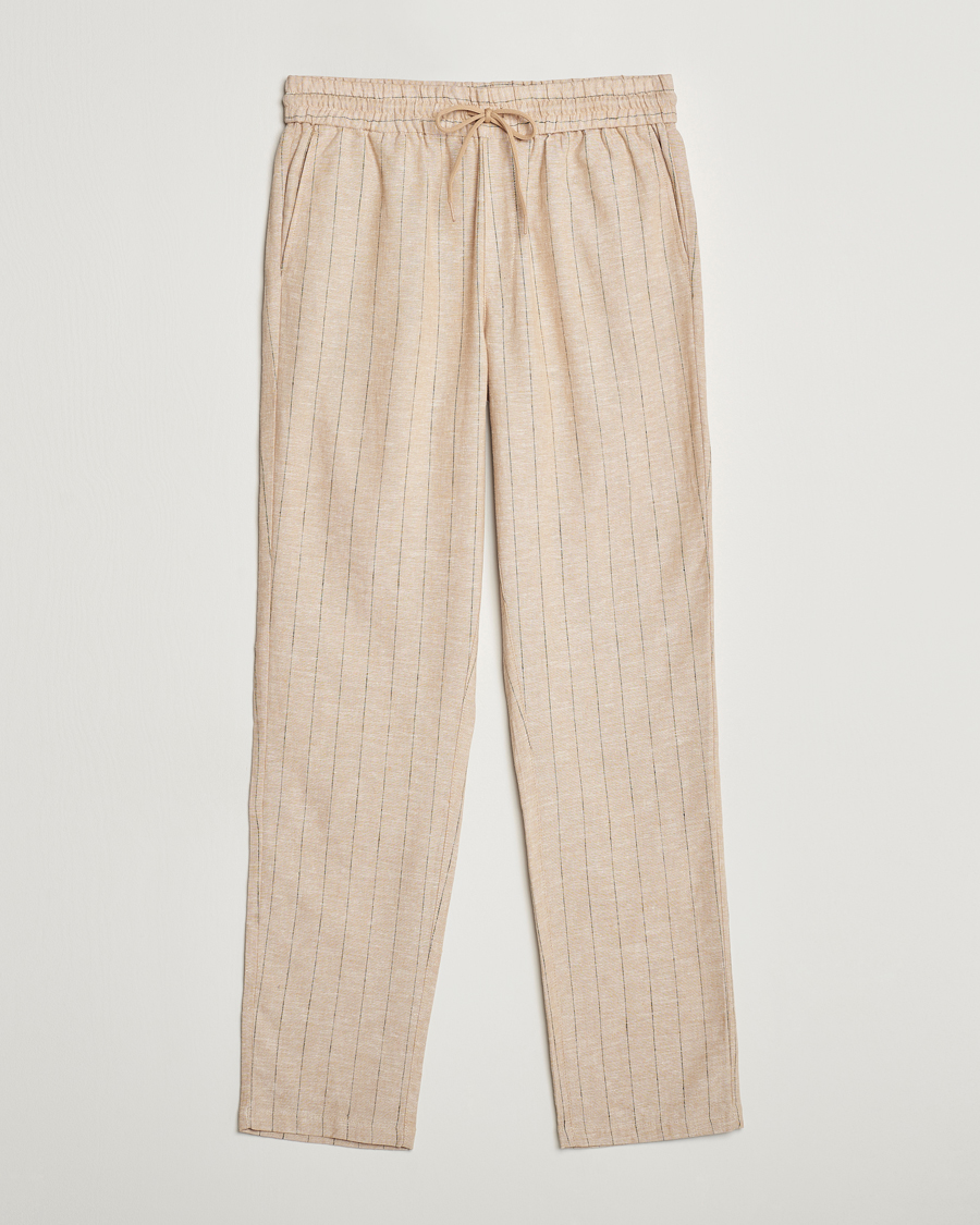 Herr | Byxor | LES DEUX | Patrick Linen Pants Warm Sand