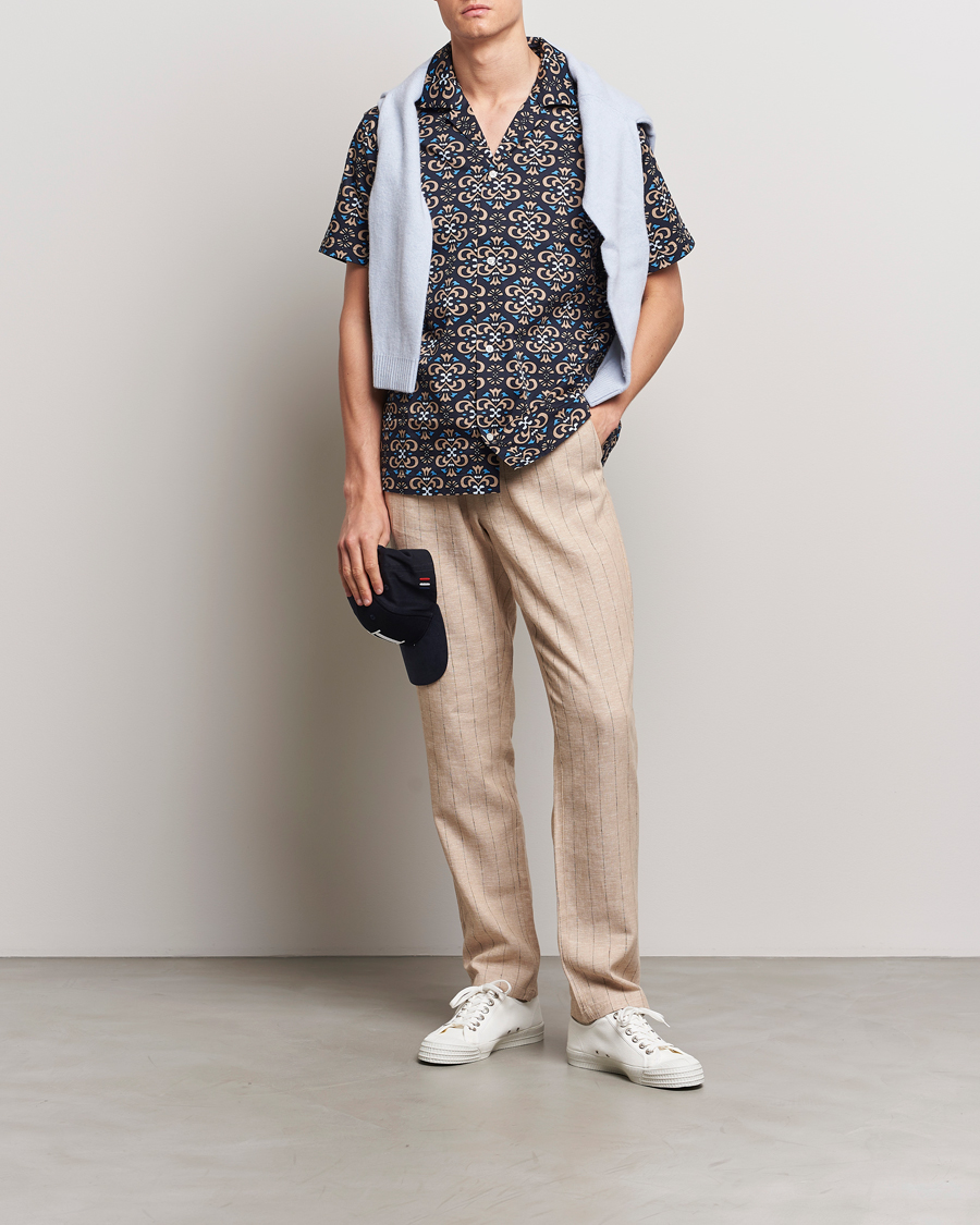 Herr | Byxor | LES DEUX | Patrick Linen Pants Warm Sand