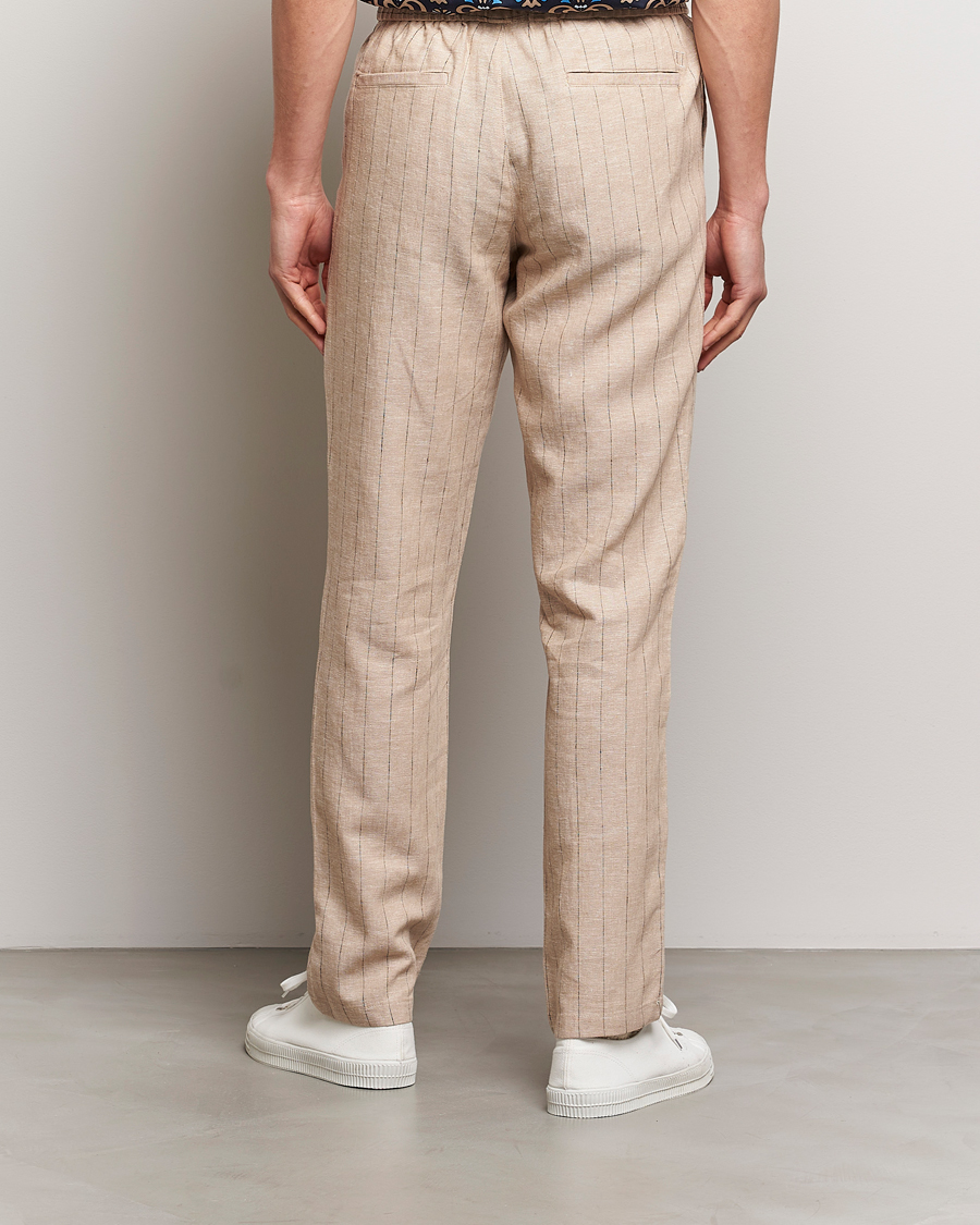 Herr | Byxor | LES DEUX | Patrick Linen Pants Warm Sand