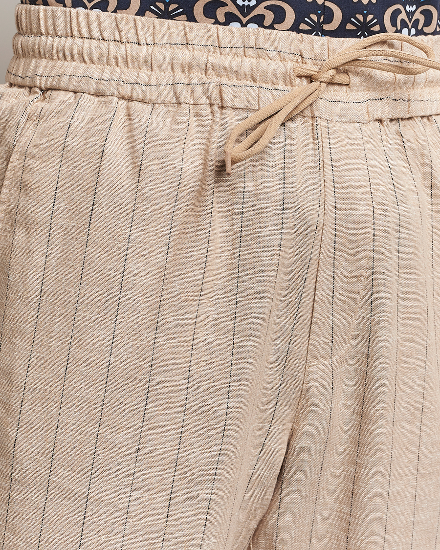 Herr | Byxor | LES DEUX | Patrick Linen Pants Warm Sand