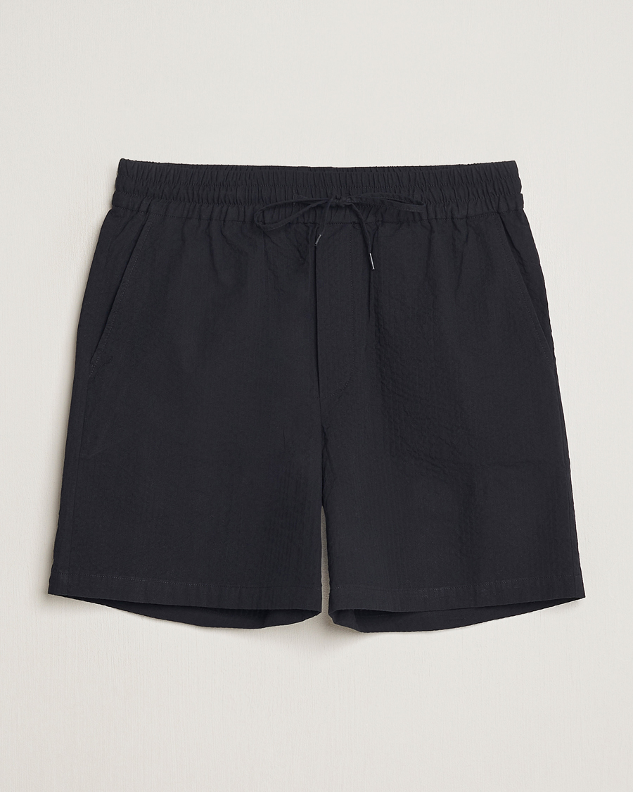 Herr | Shorts | LES DEUX | Patrick Seersucker Shorts Black