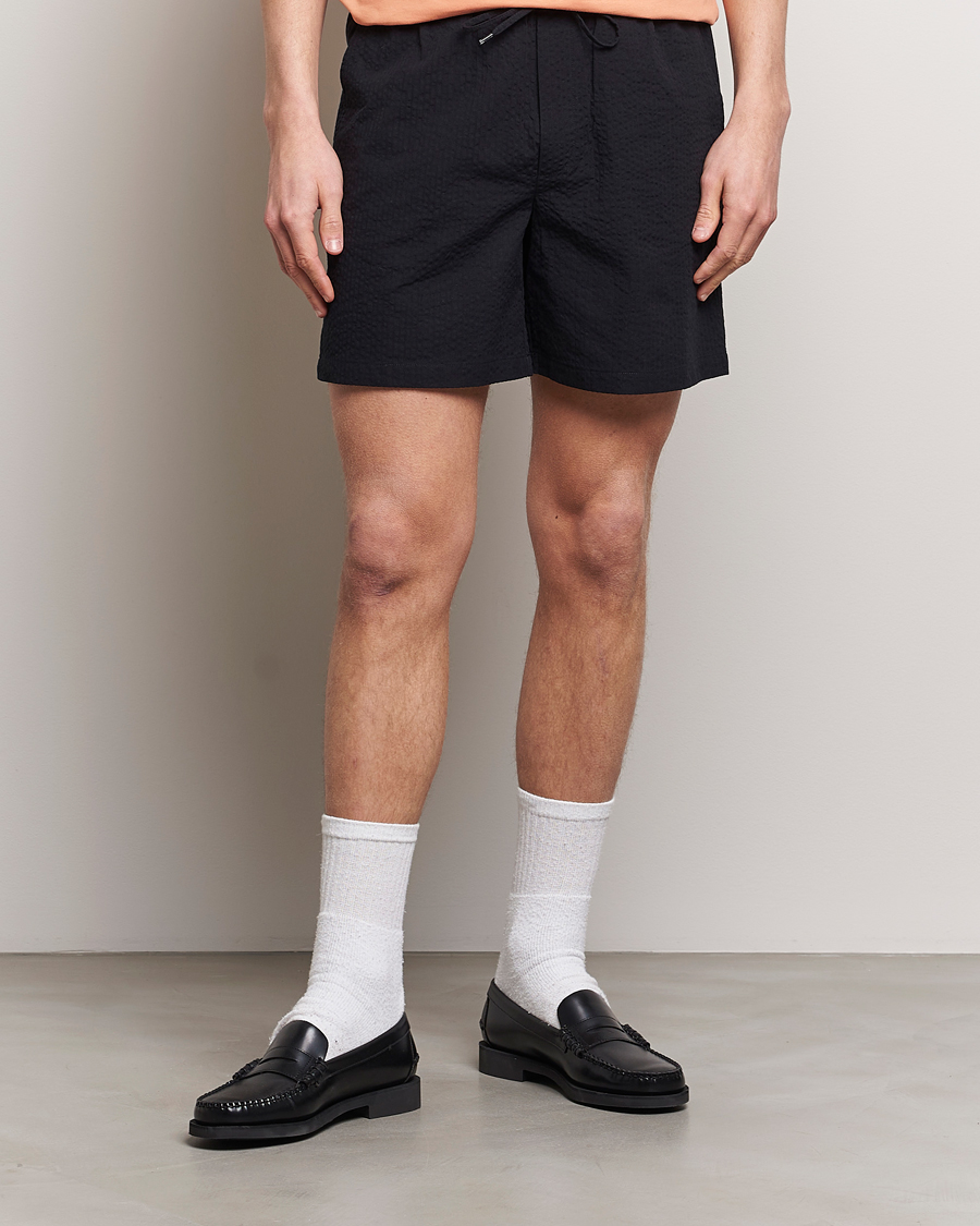 Herr | Shorts | LES DEUX | Patrick Seersucker Shorts Black