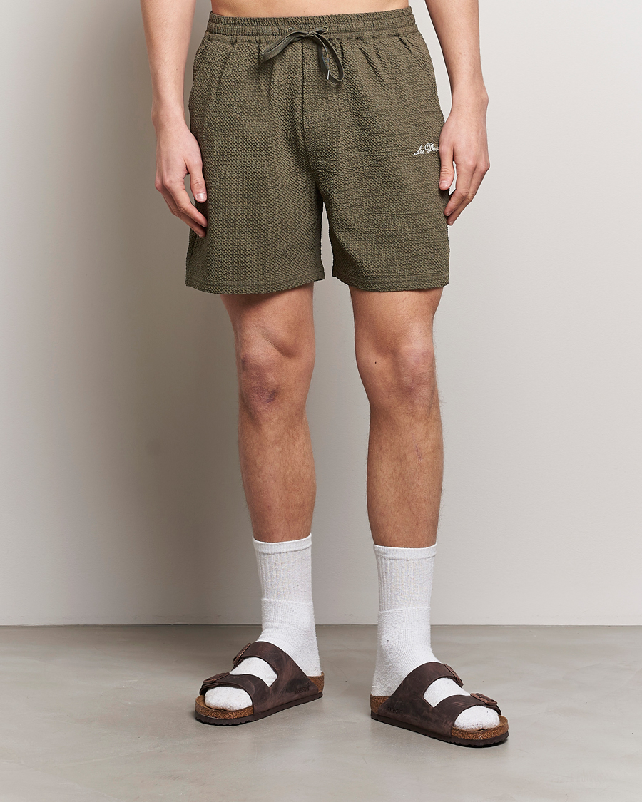 Herre | Nye varemærker | LES DEUX | Stan Seersucker Swim Shorts Bungee Cord