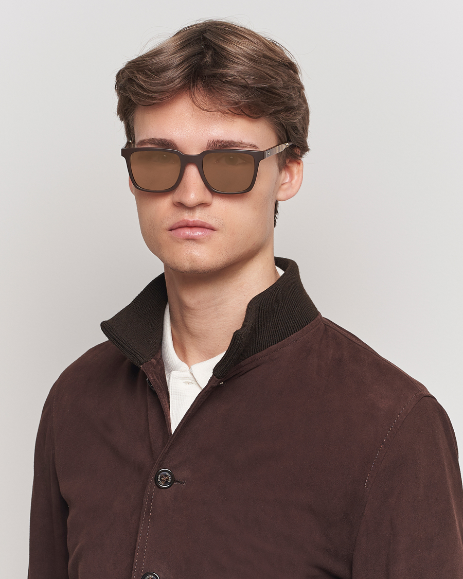 Herr | Solglasögon | Oliver Peoples | Mr. Federer Sunglasses Matte Umber