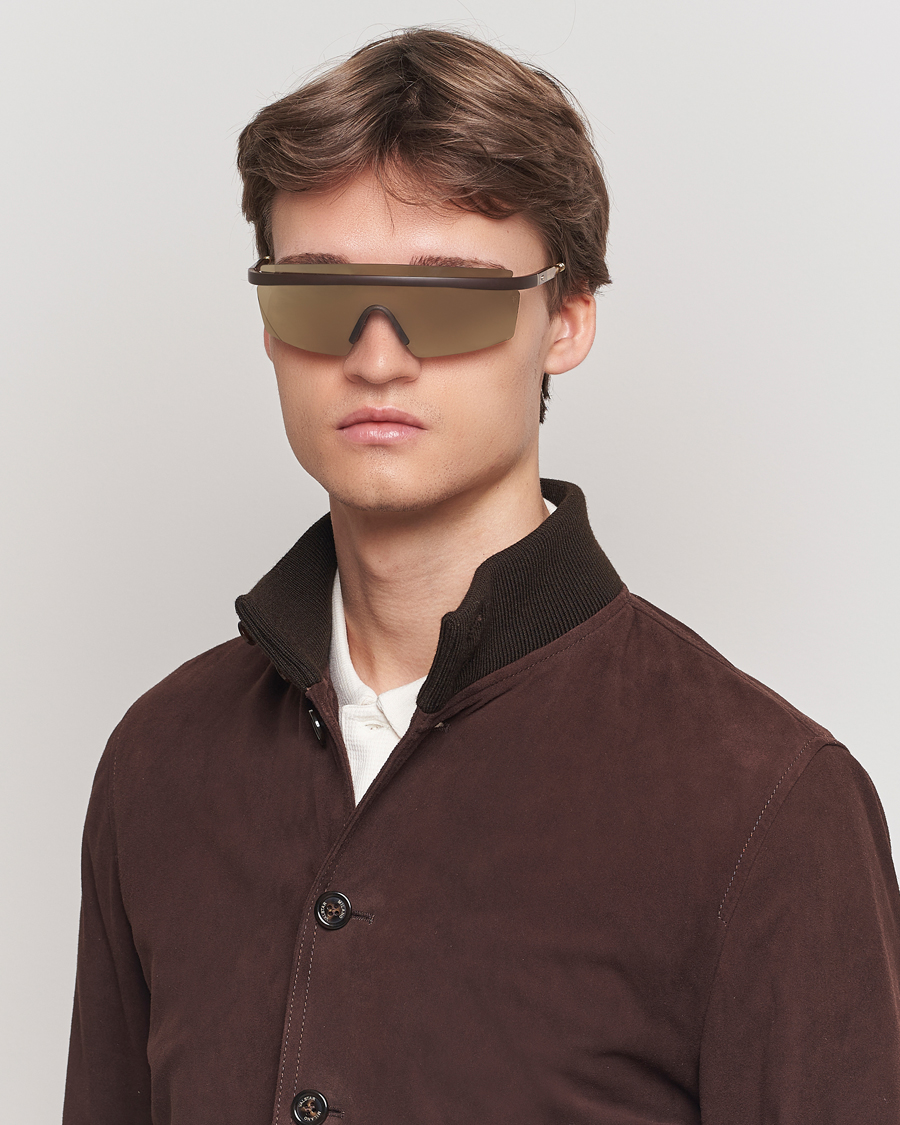 Herr | Accessoarer | Oliver Peoples | R-4 Sunglasses Matte Umber