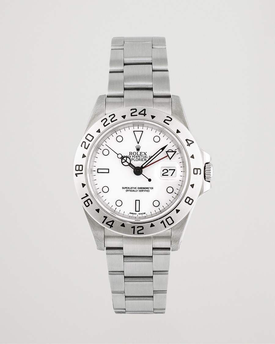 Herr | Rolex Pre-Owned Explorer II 16570 Steel White Silver | Rolex Pre-Owned | Explorer II 16570 Steel White Silver
