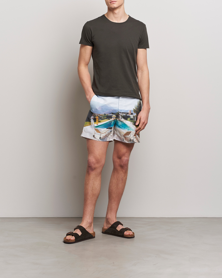 Herr | T-Shirts | Orlebar Brown | OB Crew Neck Tee Smoked Tea