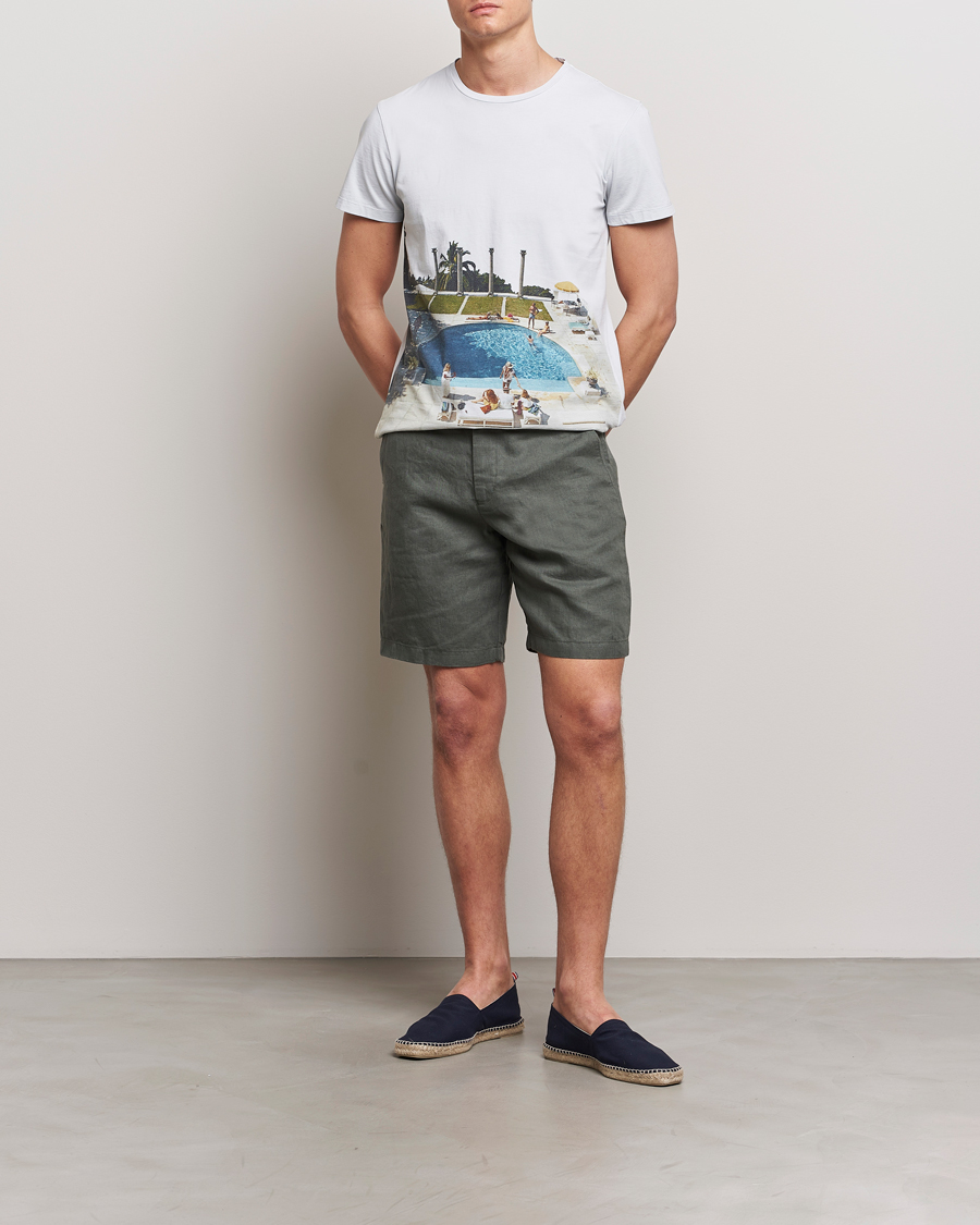 Herr | Shorts | Orlebar Brown | Norwich Linen Shorts Light Kombu