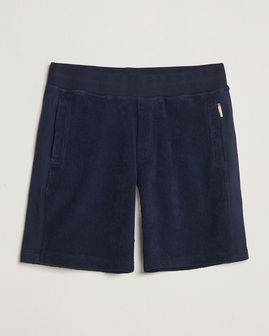 Herr | Shorts | Orlebar Brown | Afador Mix Texture Towelling Shorts Night Iris
