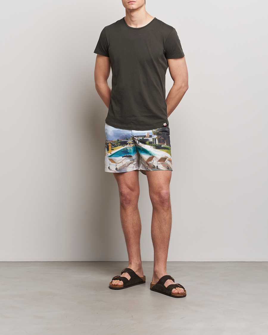 Herr | Badbyxor | Orlebar Brown | Bulldog Slim Aarons Photo Swim Shorts Kaufmann Cocktail