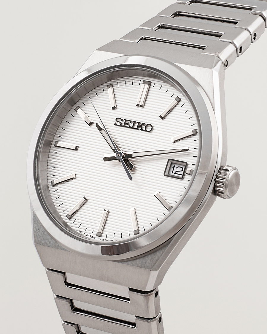 Herr | Seiko | Seiko | Sapphire 39mm Steel White Dial