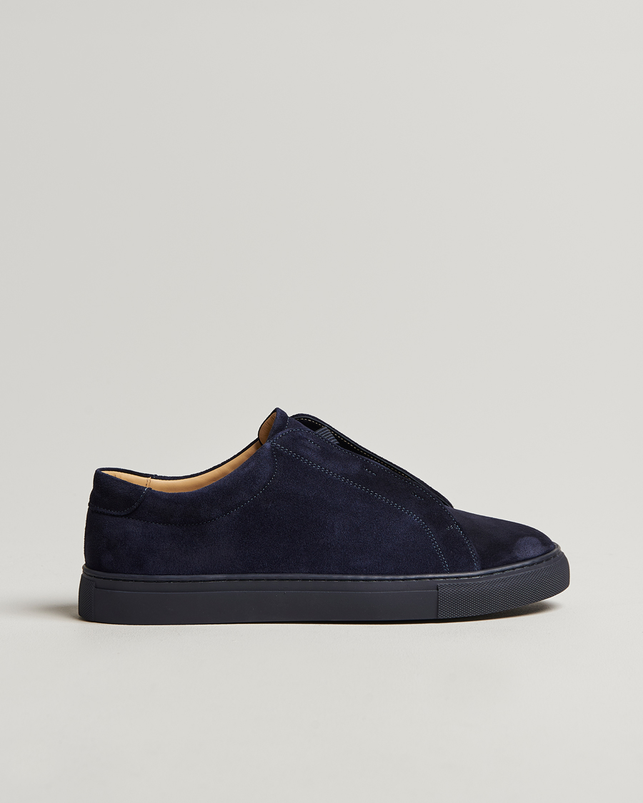 Herr | Sneakers | Myrqvist | Alnö Sneakers Navy Suede
