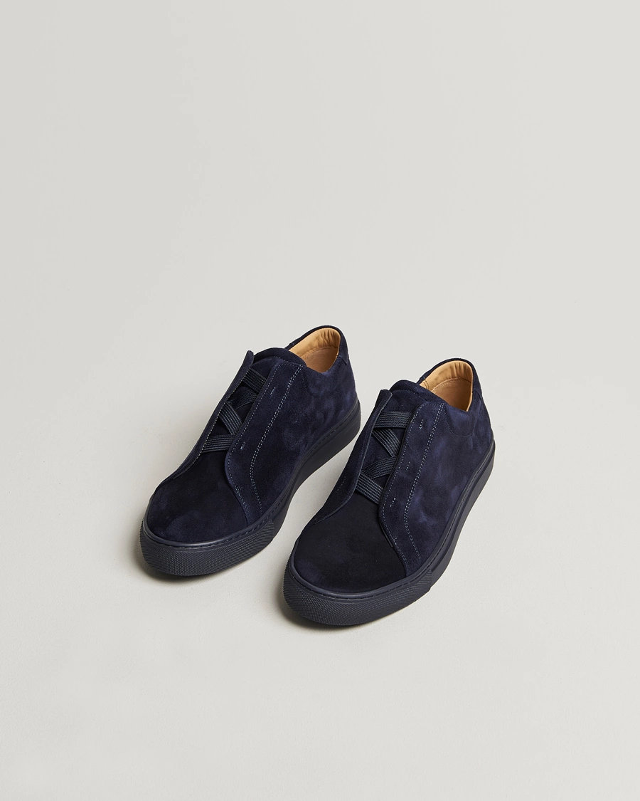 Herr |  | Myrqvist | Alnö Sneakers Navy Suede