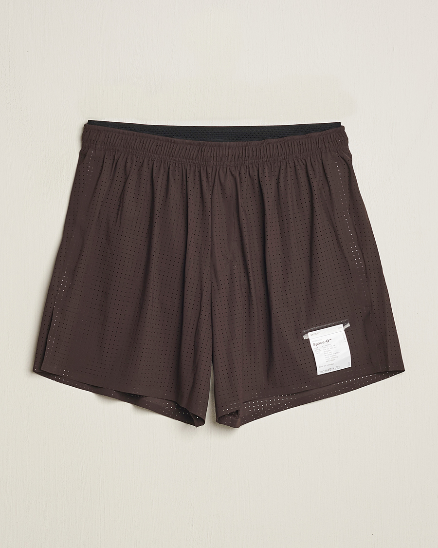 Herr | Shorts | Satisfy | Space-O 5 Inch Shorts Dark Mahogany