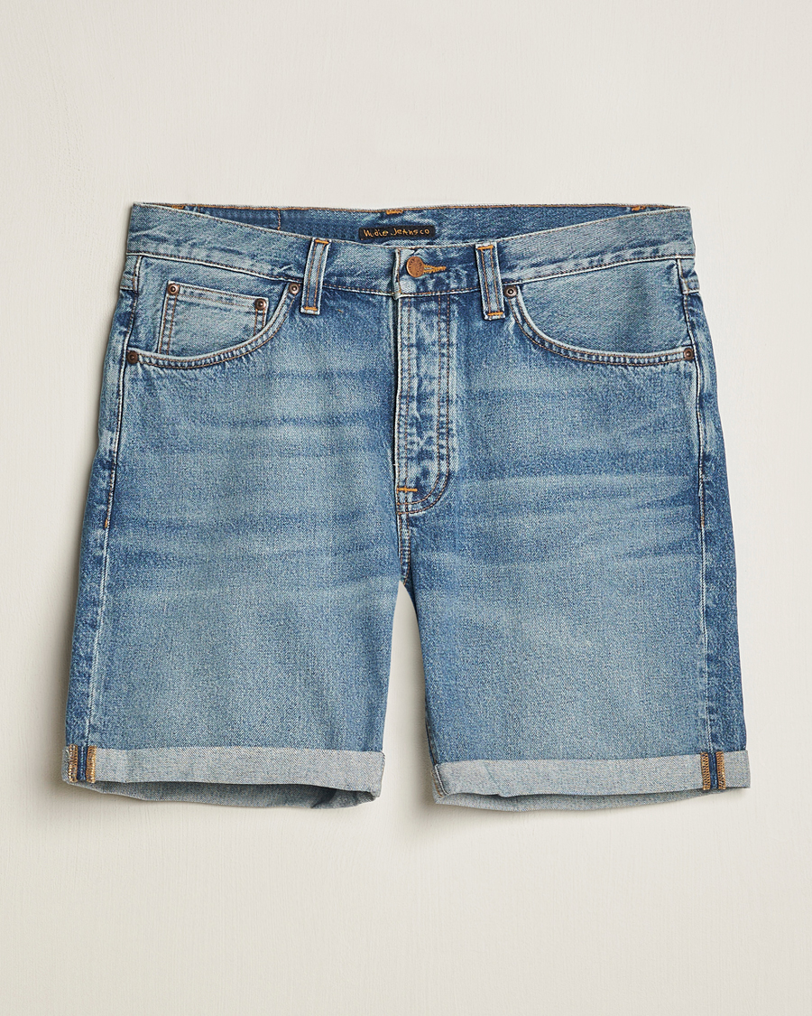 Herr | Shorts | Nudie Jeans | Josh Denim Shorts Blue Haze