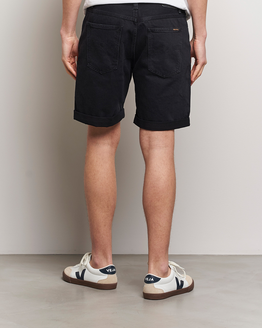 Herr | Shorts | Nudie Jeans | Josh Denim Shorts Aged Black