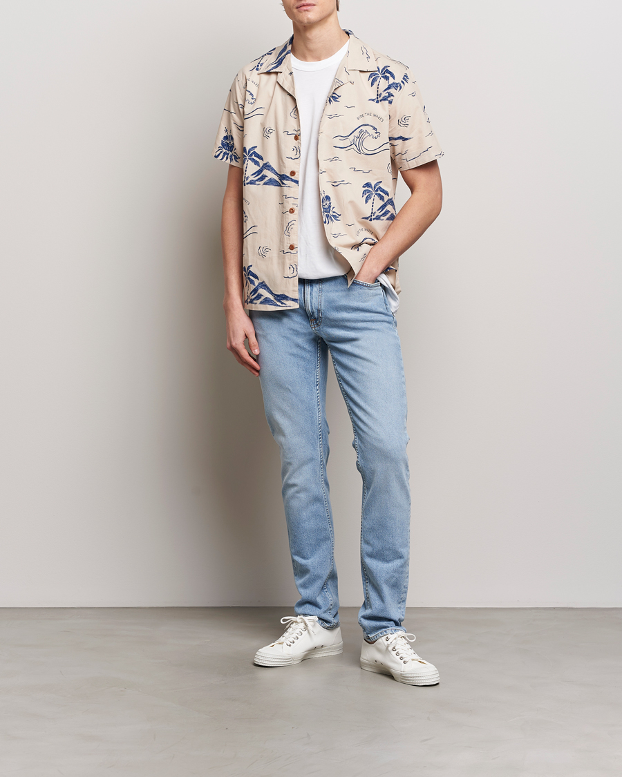 Herr | Jeans | Nudie Jeans | Lean Dean Jeans Warm Days Blue