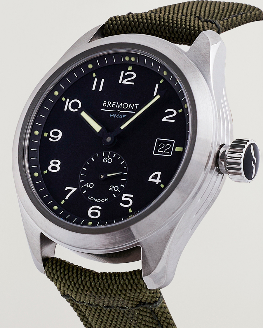 Herr | Fine watches | Bremont | Broadsword 40mm Khaki Green Nato Strap
