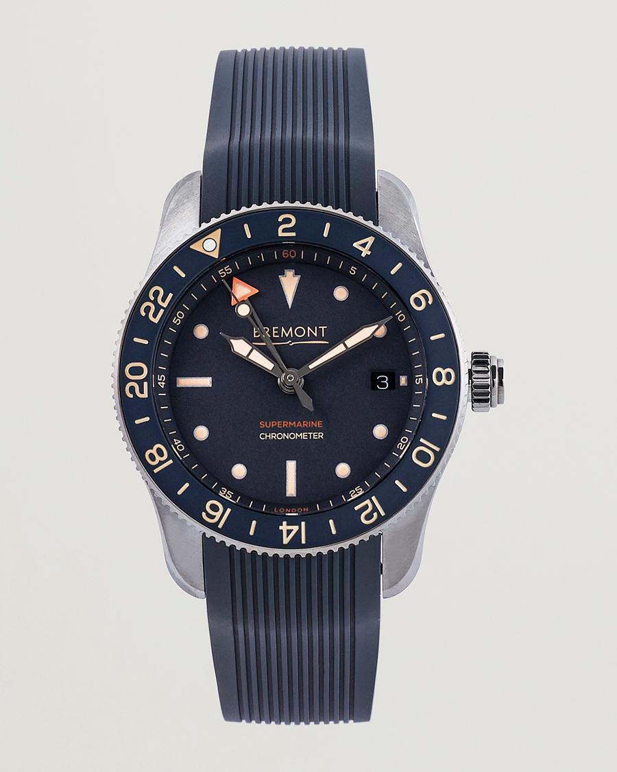 Herr |  | Bremont | Limited Edition Supermarine Ocean GMT 40mm Grey Rubber