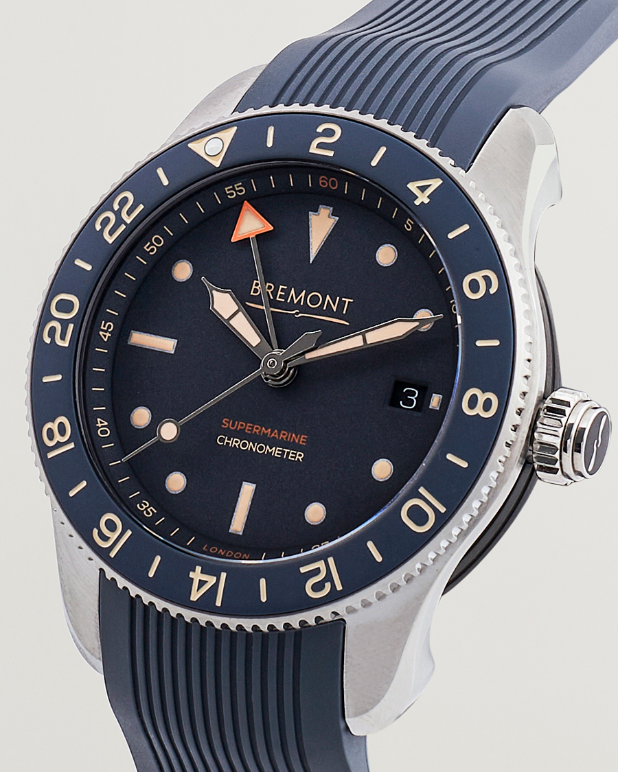 Herr | Fine watches | Bremont | Limited Edition Supermarine Ocean GMT 40mm Grey Rubber