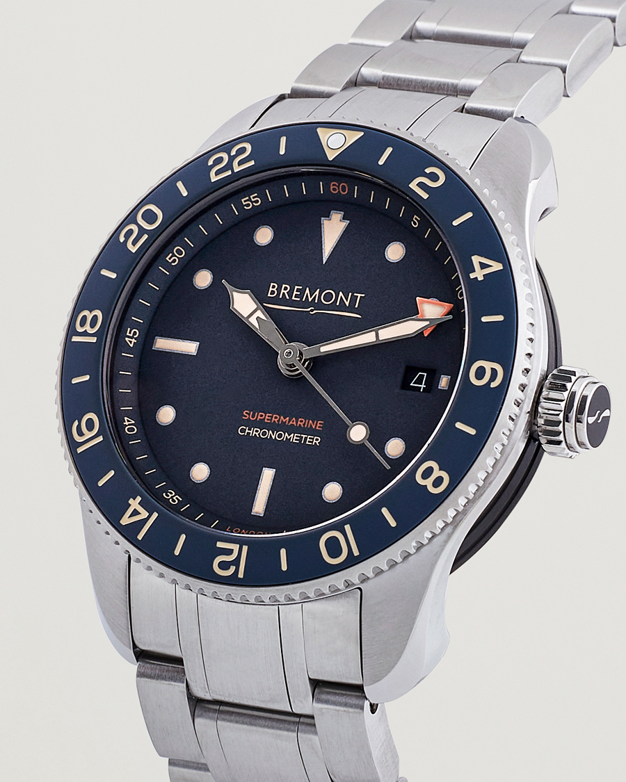 Herr | Fine watches | Bremont | Supermarine Ocean GMT Diver 40mm Steel