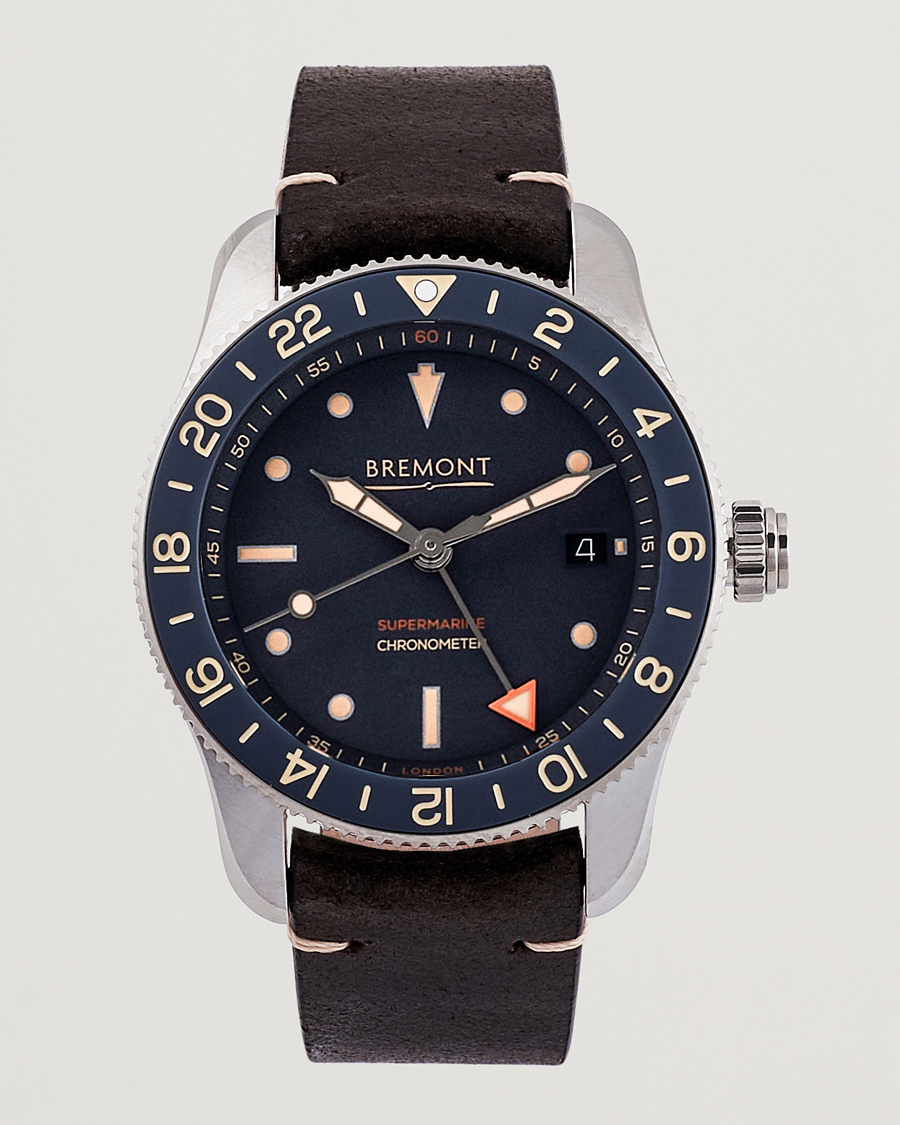 Herr | Bremont Limited Edition Supermarine Ocean GMT 40mm Brown Calf | Bremont | Limited Edition Supermarine Ocean GMT 40mm Brown Calf