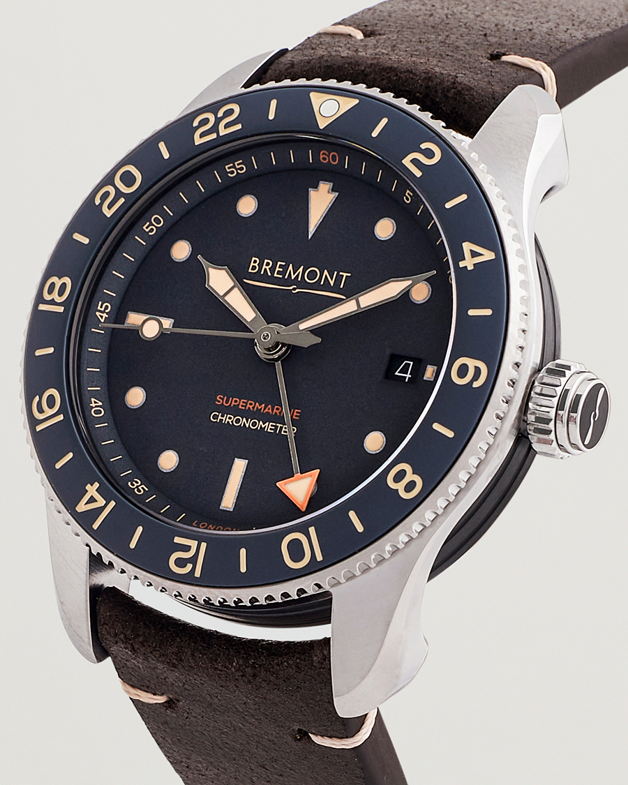 Herr | Bremont Limited Edition Supermarine Ocean GMT 40mm Brown Calf | Bremont | Limited Edition Supermarine Ocean GMT 40mm Brown Calf