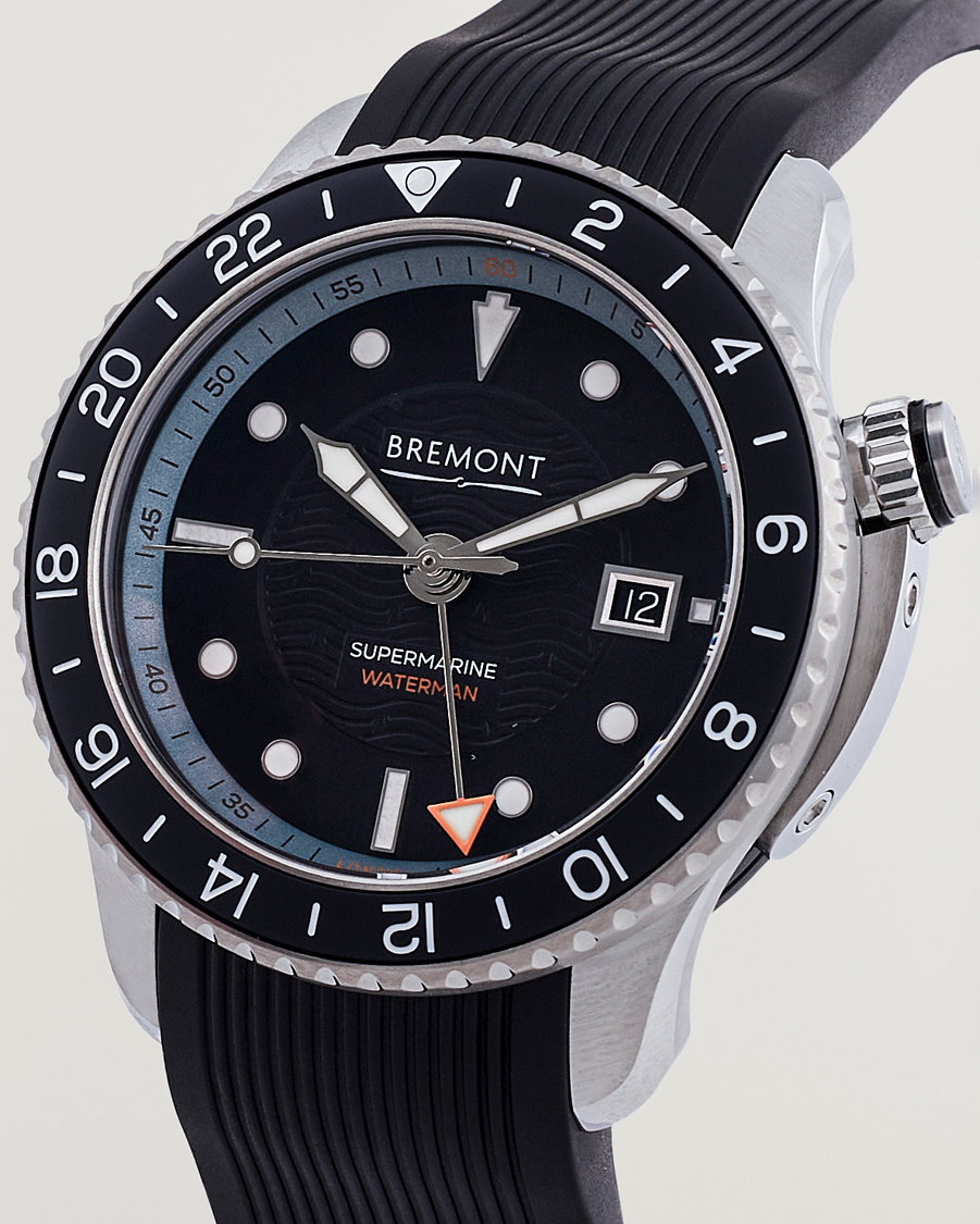 Herr | Fine watches | Bremont | Waterman Apex II Supermarine Diver 43mm Black Rubber