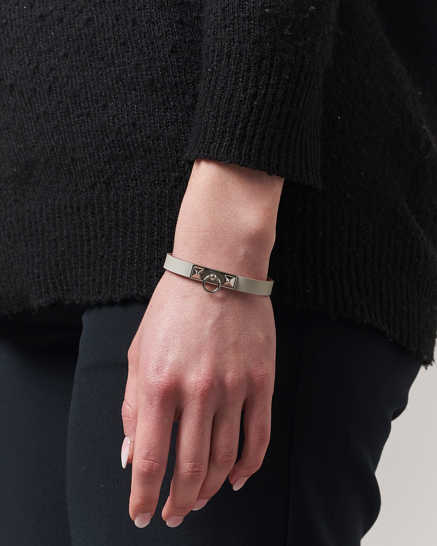 Herr | Hermès Pre-Owned Rivale Mini Bracelet Grey | Hermès Pre-Owned | Rivale Mini Bracelet Grey