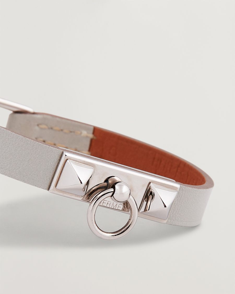 Herr | Hermès Pre-Owned Rivale Mini Bracelet Grey | Hermès Pre-Owned | Rivale Mini Bracelet Grey