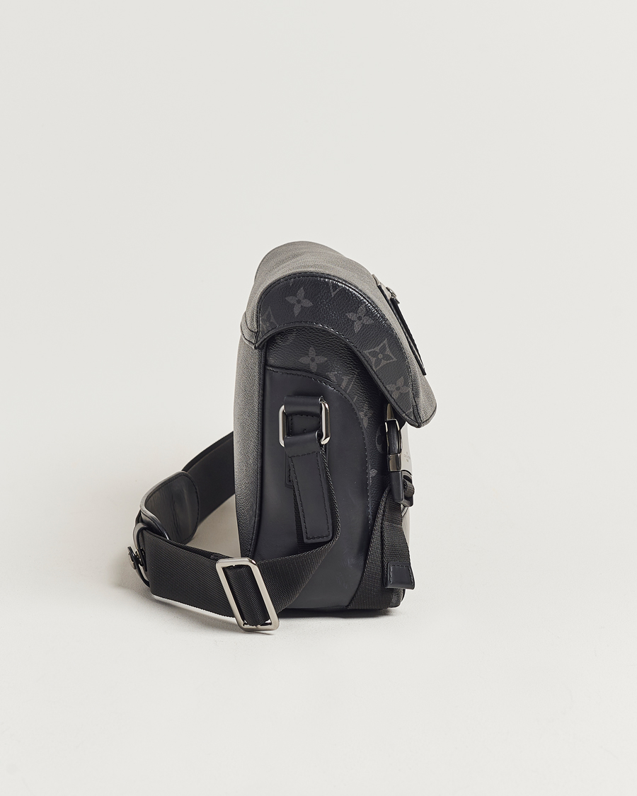 Herr | Pre-Owned & Vintage Bags | Louis Vuitton Pre-Owned | Messenger Voyager PM Bag Monogram Eclipse