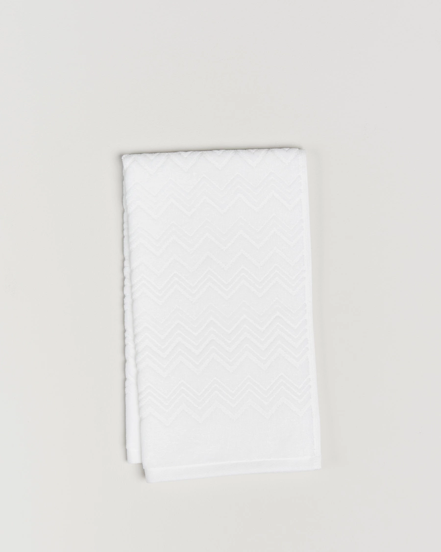 Herr | Textilier | Missoni Home | Chalk Hand Towel 40x70cm White