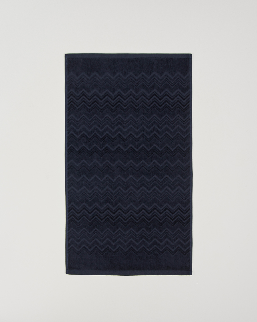 Herr | Textilier | Missoni Home | Chalk Hand Towel 40x70cm Navy