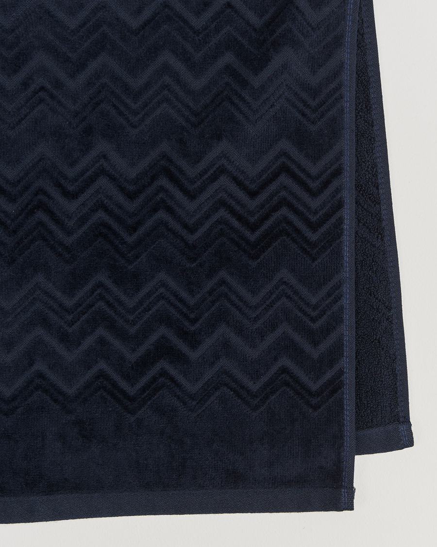 Herr | Textilier | Missoni Home | Chalk Hand Towel 40x70cm Navy