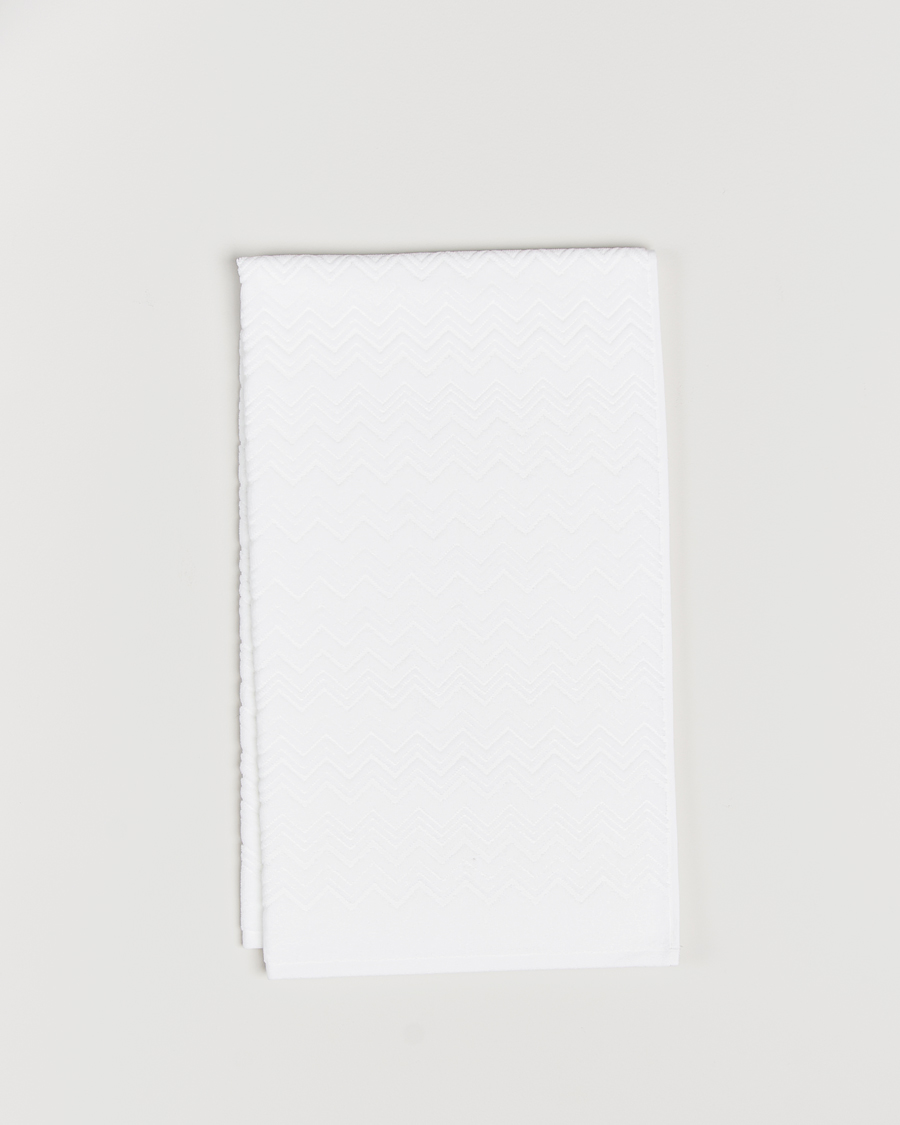 Herr | Textilier | Missoni Home | Chalk Bath Towel 70x115cm White